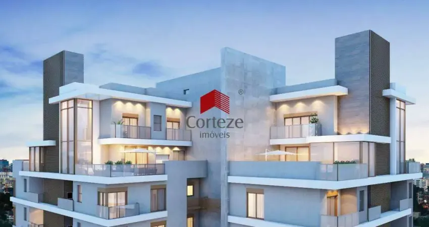 Cobertura com 172,32m² 3 quartos, à venda, no bairro cristo rei em curitiba