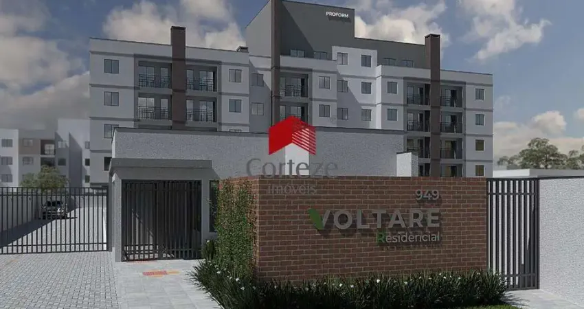 Apartamento com 46,83m² 2 quartos, à venda, no bairro vargem grande em pinhais