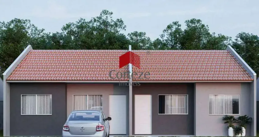 Casa em condomínio com 49,2m² 2 quartos, à venda, no bairro estados em fazenda rio grande