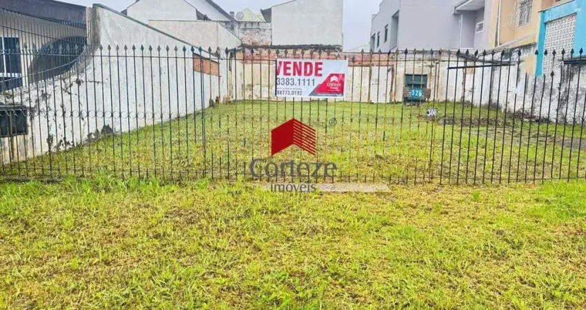 Terreno com 336m² , à venda, no bairro jardim das américas em curitiba