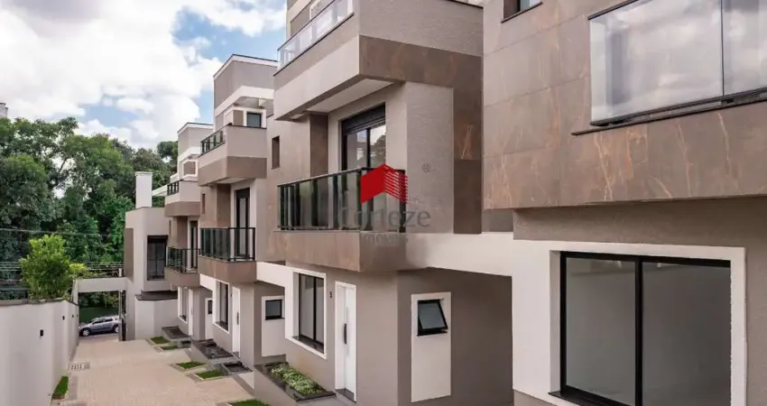 Sobrado em condomínio com 128,43m² 3 quartos, à venda, no bairro mercês em curitiba