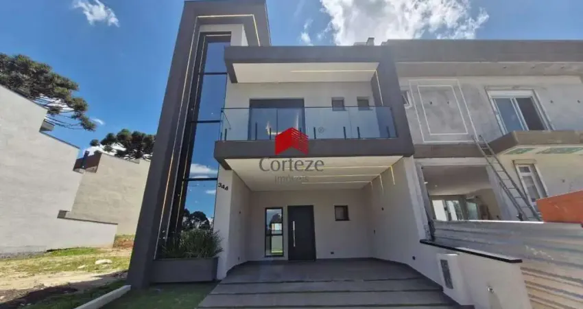 Sobrado em condomínio com 171m² 3 quartos, à venda, no bairro costeira em são josé dos pinhais