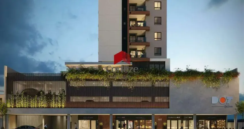 Studio com 31,33m² 2 quartos, à venda, no bairro capão raso em curitiba