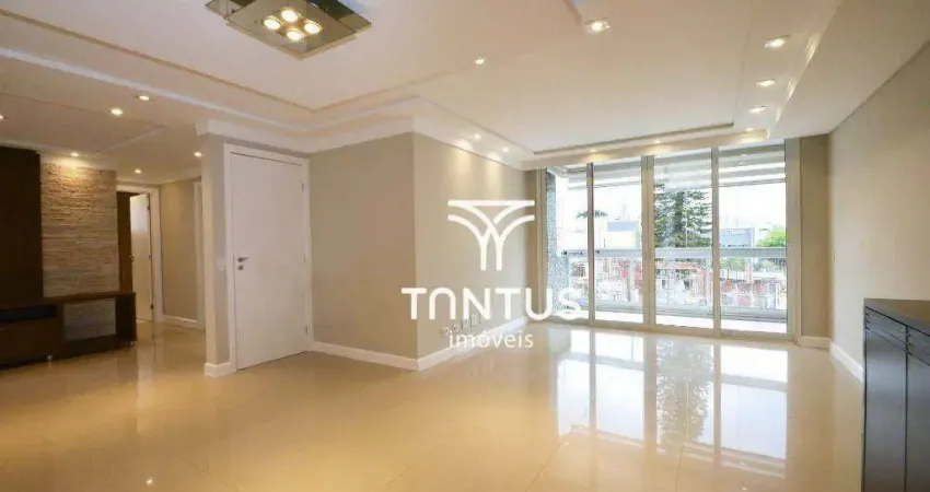 Apartamento com 3 dormitórios para alugar, 125 m² por r$ 5.000,00/mês - alto da xv - curitiba/pr