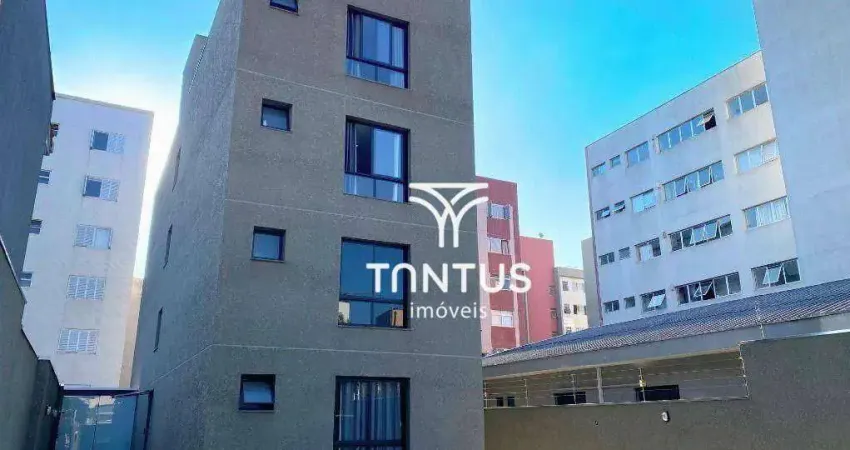 Apartamento com 1 dormitório para alugar, 19 m² por r$ 1.600,00/mês - juvevê - curitiba/pr