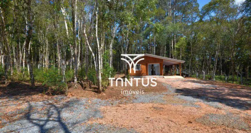 Chácara com 2 dormitórios para alugar, 3372 m² por r$ 1.800,00/mês - roseira - colombo/pr