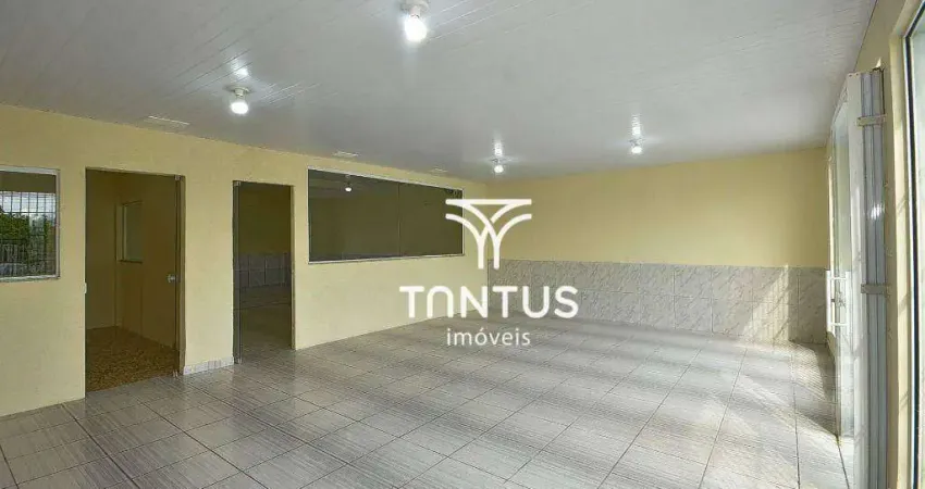 Casa comercial para alugar, 120 m² por r$ 3.500,00/mês - barreirinha - curitiba/pr