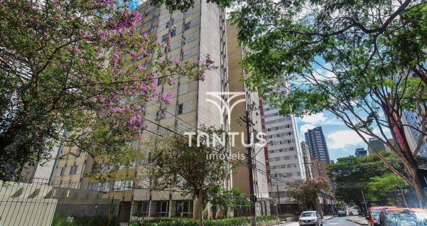 Apartamento com 3 dormitórios para alugar, 115 m² por R$ 2.500/mês - Bigorrilho - Curitiba/PR