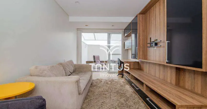 Apartamento com 2 dormitórios mobiliado e com garden para alugar por R$ 3.500,00/mês - Ahú - Curitiba/PR