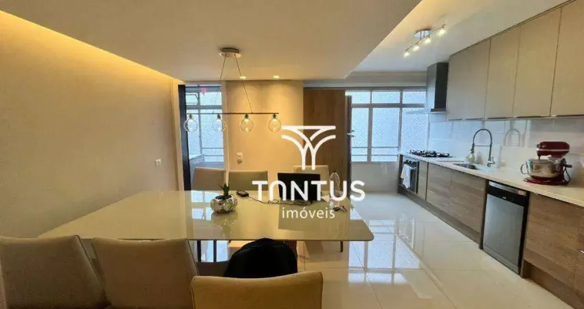 Apartamento com 4 dormitórios para alugar, 121 m² por R$ 4.700/mês - Centro - Curitiba/PR