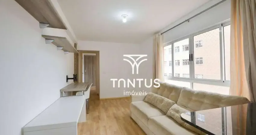 Apartamento com 1 dormitório à venda, 35 m² por r$ 285.000,00 - alto da glória - curitiba/pr