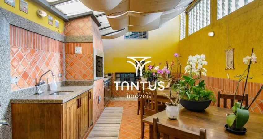 Sobrado com 4 dormitórios à venda, 375 m² por r$ 1.650.000,00 - ahú - curitiba/pr