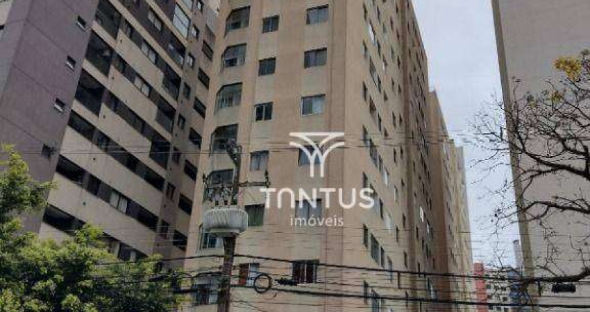 Apartamento com 1 dormitório para alugar, 46 m² por R$ 1.250/mês - Cristo Rei - Curitiba/PR
