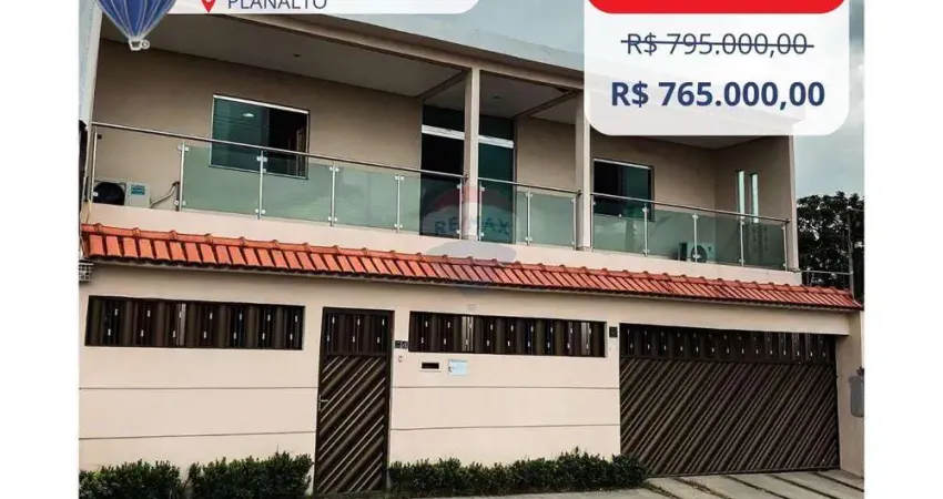 Casa 2 pisos no Versalhes com preço reduzido de R$ 795mil por R$ 765mil