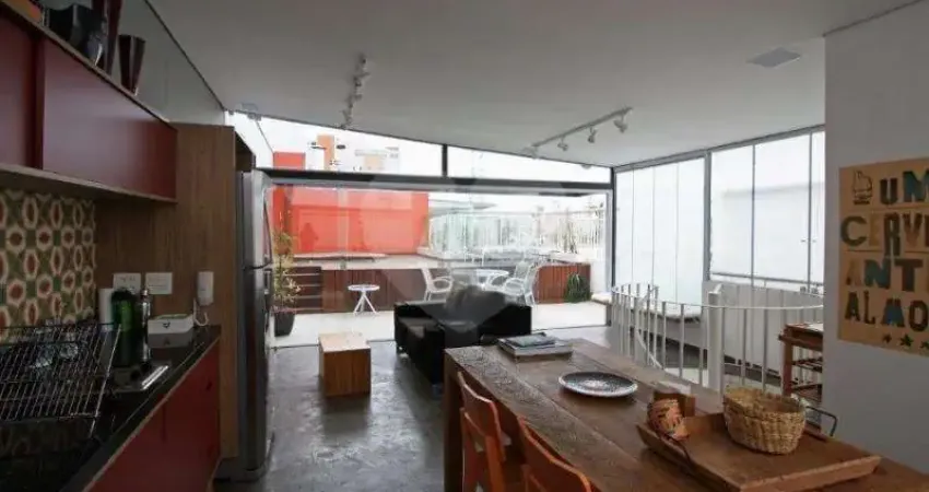 Cobertura à venda ou para alugar com 3 quartos, sendo 1 suíte,  no condomínio paradiso, são paulo - sp