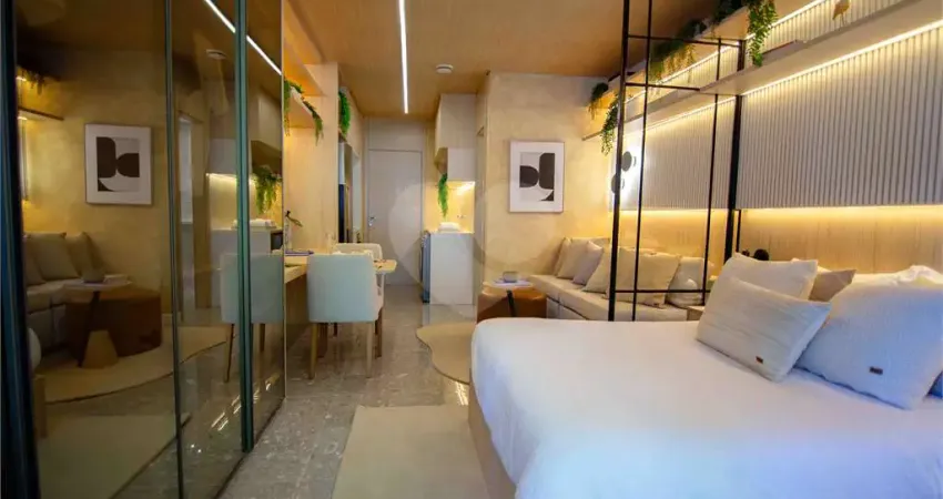 Apartamento à venda com 1 quarto, sendo 1 suíte, no condomínio Blue Home Resort Jockey - Fase 2, São Paulo - SP