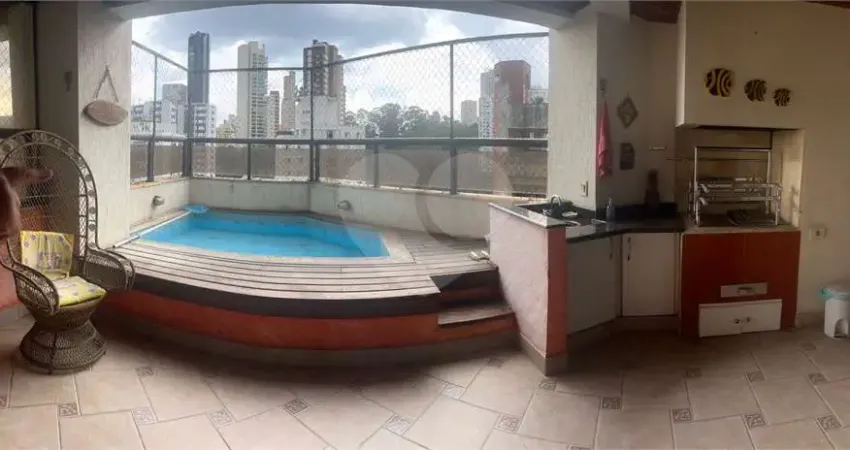 Cobertura à venda com 4 quartos, sendo 4 suítes, no condomínio rembrandt, são paulo - sp