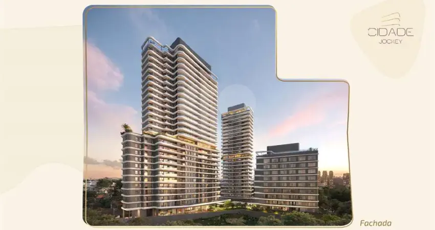 Apartamento à venda com 3 quartos, sendo 3 suítes, no condomínio cidade jockey, são paulo - sp