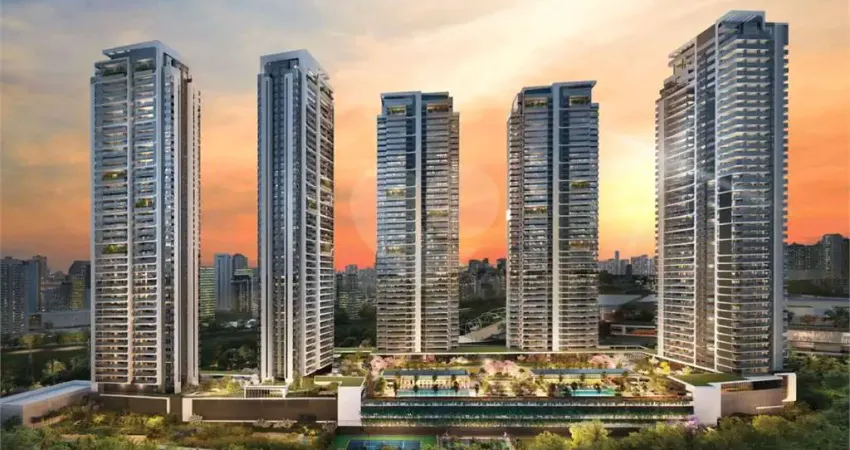 Apartamento à venda com 4 quartos, sendo 4 suítes,  no condomínio parque global - fase 4, são paulo - sp