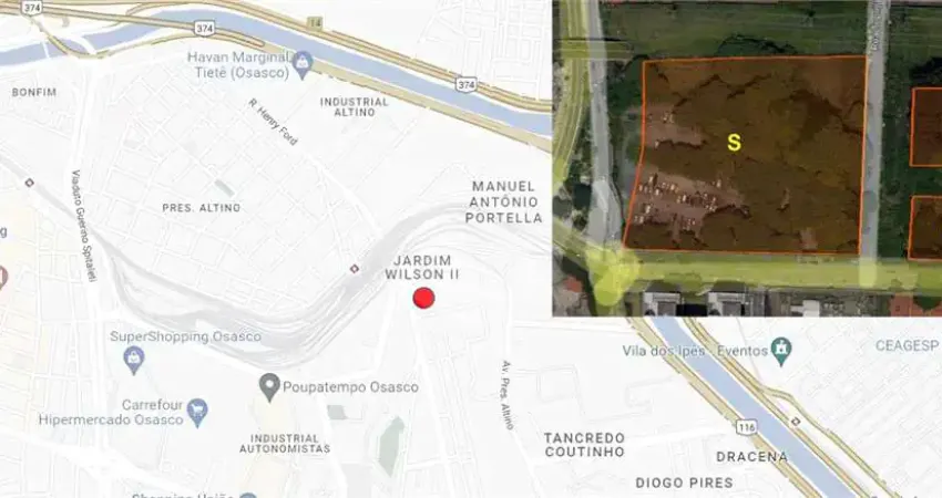 Terreno à venda na Avenida Antônio de Souza Noschese, 2260, Jaguaré, São Paulo