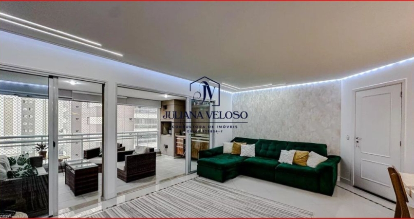 Apartamento com 3 suítes, lavado, 2 vagas. depósito e varanda gourmet