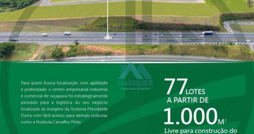 Terrenos comerciais de frente para Via Dutra à Venda