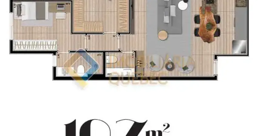 Apartamento com 2 quartos à venda na Rua Abrão Caixe, Condomínio Itamaraty, Ribeirão Preto