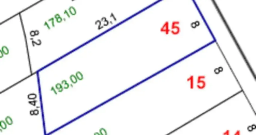 Terreno Parque Oratório, 193 m, 8 m frente, 23 m lateral, aceita permuta no local