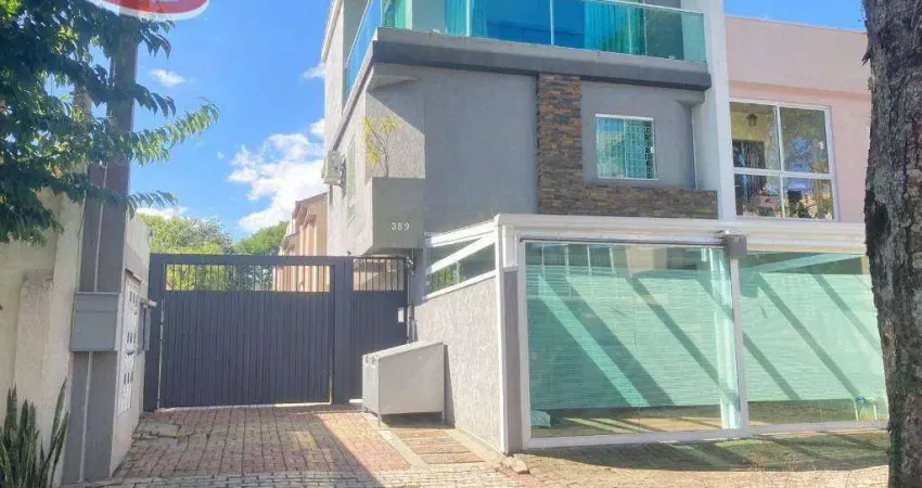 Sobrado com 3 dormitórios para alugar, 120 m² por r$ 3.118,00/mês - bacacheri - curitiba/pr