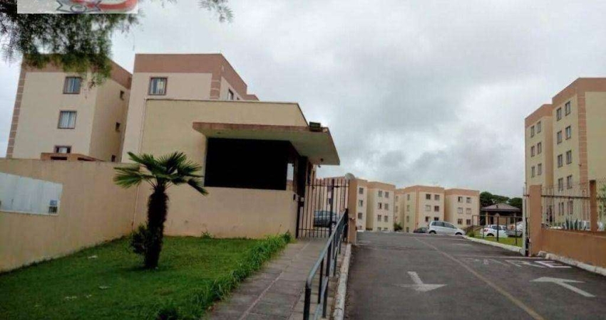 Apartamento com 2 dormitórios para alugar, 45 m² por R$ 1.543,83/mês - Cachoeira - Curitiba/PR