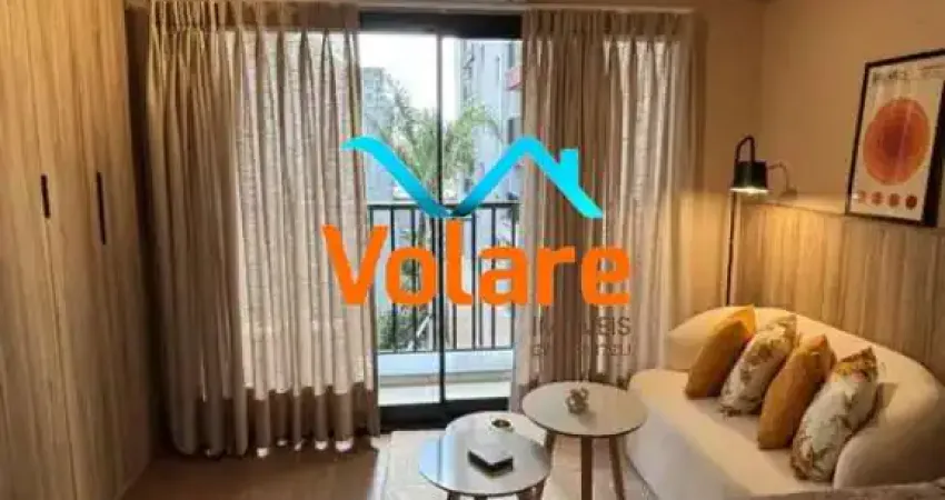 Studio em Condomínio de Pinheiros, São Paulo-SP: 1 quarto, 1 sala, 1 banheiro, 24m². Agende sua visita!