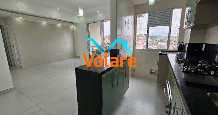 Apartamento de 2 quartos com suíte e vaga em Osasco-SP na Conceição: 2 banheiros, 2 salas, 60m² de área!