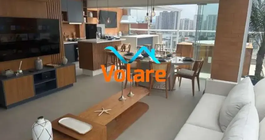 Cobertura de Luxo no Centro de Osasco-SP: 3 suítes, 4 banheiros, 2 vagas de garagem e 135m².