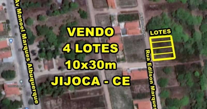 VERAS VENDE LOTES DE 300M² EM JIJOCA DE JERICOACOARA