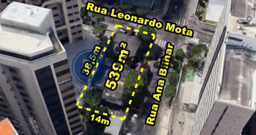 Terreno à venda na Rua Leonardo Mota, Meireles, Fortaleza