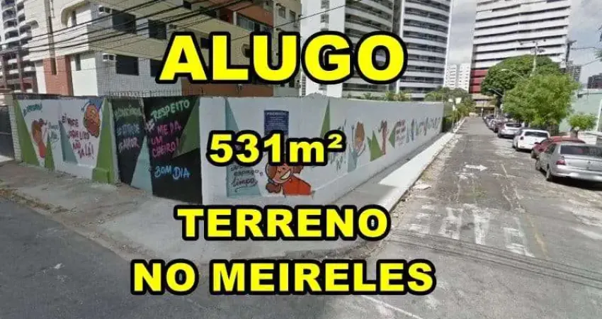 Terreno comercial para alugar na Rua José Vilar, Meireles, Fortaleza