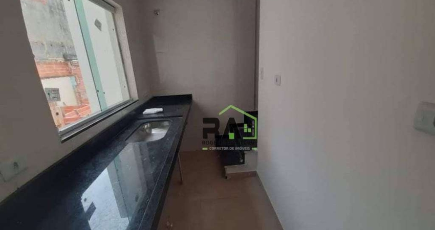 Cobertura com 2 dormitórios, 84 m² - venda por R$ 350.000,00 ou aluguel por R$ 2.200,00/mês - Vila Linda - Santo André/SP