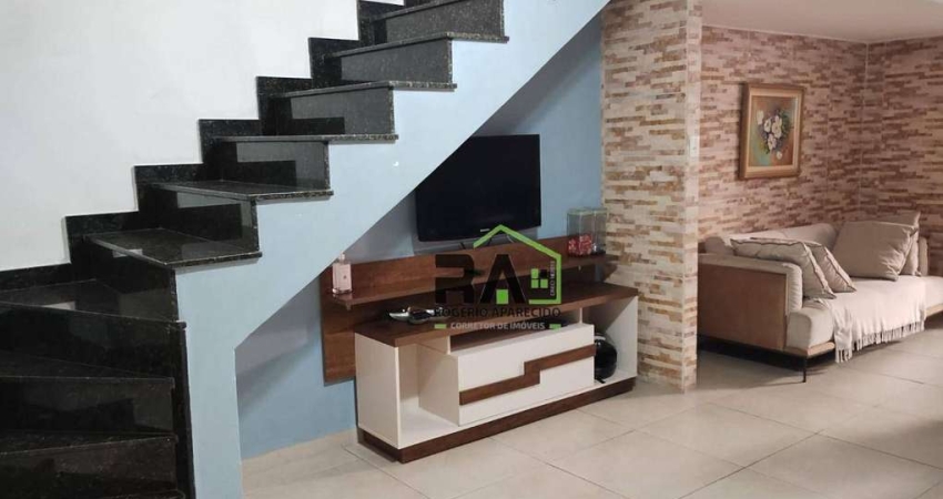 Sobrado com 3 dormitórios à venda, 150 m² por R$ 550.000 - Vila Camilópolis - Santo André/SP