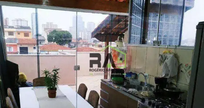 Cobertura com 2 dormitórios à venda, 96 m² por R$ 424.000,00 - Vila Scarpelli - Santo André/SP