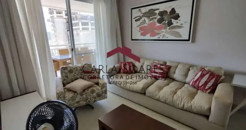 Apartamento com varanda e lazer completo loc anual Astúrias Guarujá