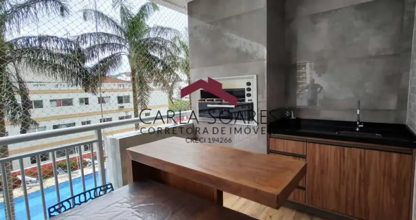 Lindo Apartamento a venda Varanda Gourmet Reformado Astúrias Guarujá SP