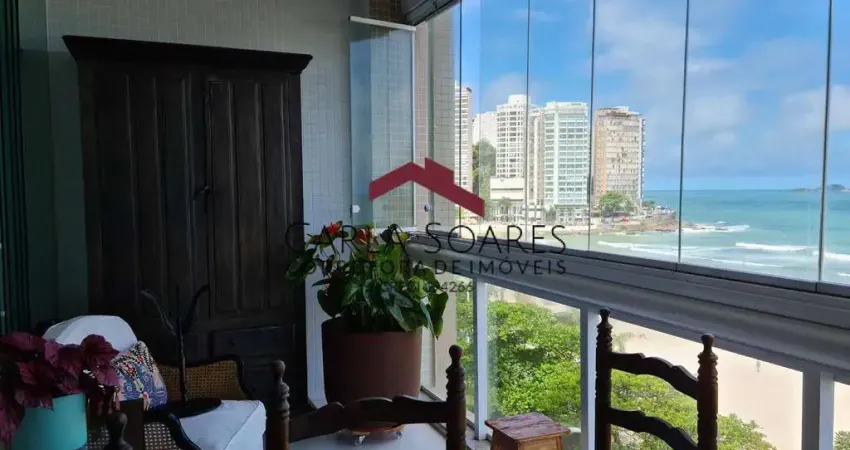 Apartamento Frente Mar Praia das Pitangueiras para Locação Anual Guarujá SP