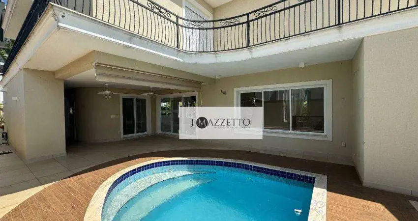 Sobrado com 4 dormitórios, 347 m² - venda por r$ 3.500.000,00 ou aluguel por r$ 15.580,00/mês - jardim vila paradiso - indaiatuba/sp