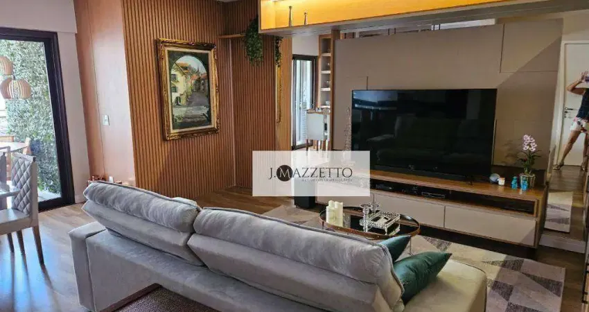 Apartamento com 3 dormitórios à venda, 101 m² por r$ 1.400.000,00 - vila almeida - indaiatuba/sp