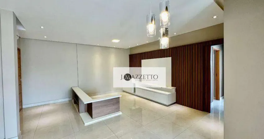 Apartamento com 3 dormitórios para alugar, 104 m² por R$ 7.382,77/mês - Vila Almeida - Indaiatuba/SP