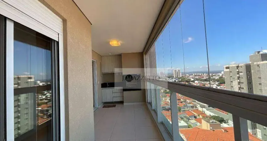 Apartamento com 3 dormitórios para alugar, 105 m² por R$ 5.561,00/mês - Cidade Nova I - Indaiatuba/SP