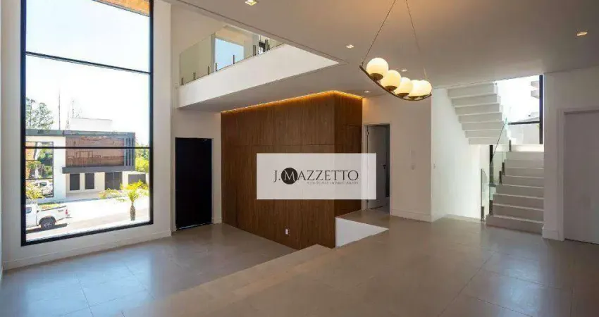 Sobrado com 4 dormitórios, 395 m² - venda por R$ 4.200.000,00 ou aluguel por R$ 21.100,00/mês - Parque Villa dos Pinheiros - Indaiatuba/SP