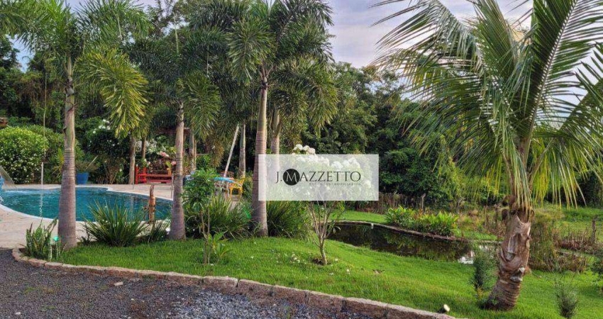 Chácara com 1 dormitório à venda, 3000 m² por R$ 2.900.000 - Colinas do Mosteiro de Itaici - Indaiatuba/SP
