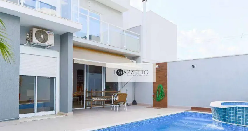 Sobrado com 4 dormitórios, 285 m² - venda por R$ 1.800.000,00 ou aluguel por R$ 15.006,59/mês - Residencial Beira da Mata - Indaiatuba/SP