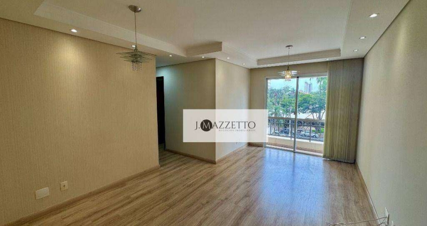 Apartamento com 3 dormitórios para alugar, 85 m² por R$ 3.845,00/mês - Jardim Pau Preto - Indaiatuba/SP